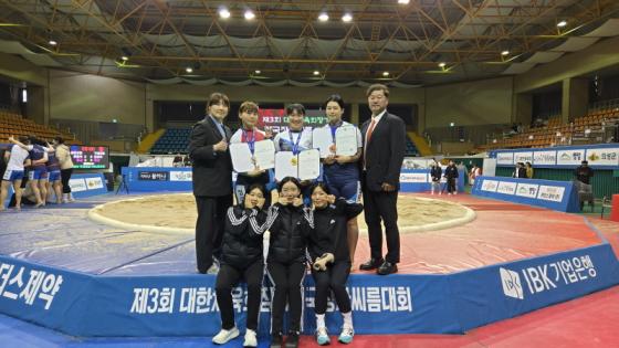 영동군청 씨름단, 대한체육회장기 전국장사씨름대회에서 두각 이미지