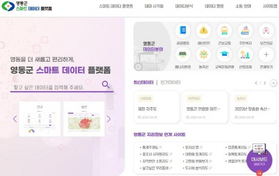 영동군, 군민 중심 ‘스마트 소통 플랫폼’ 운영 이미지