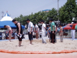 영동군민의 날 용화면 씨름선수단 이미지