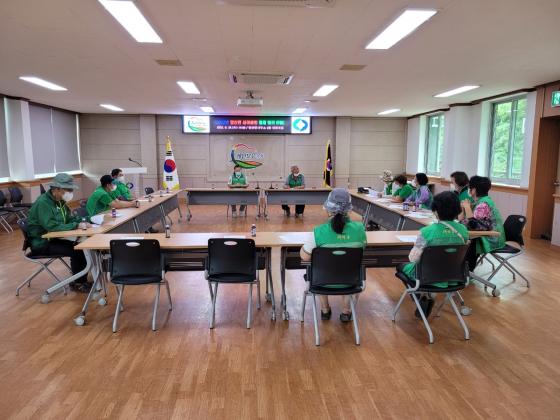 8월 새마을 지도자 협의회 정례회의 이미지